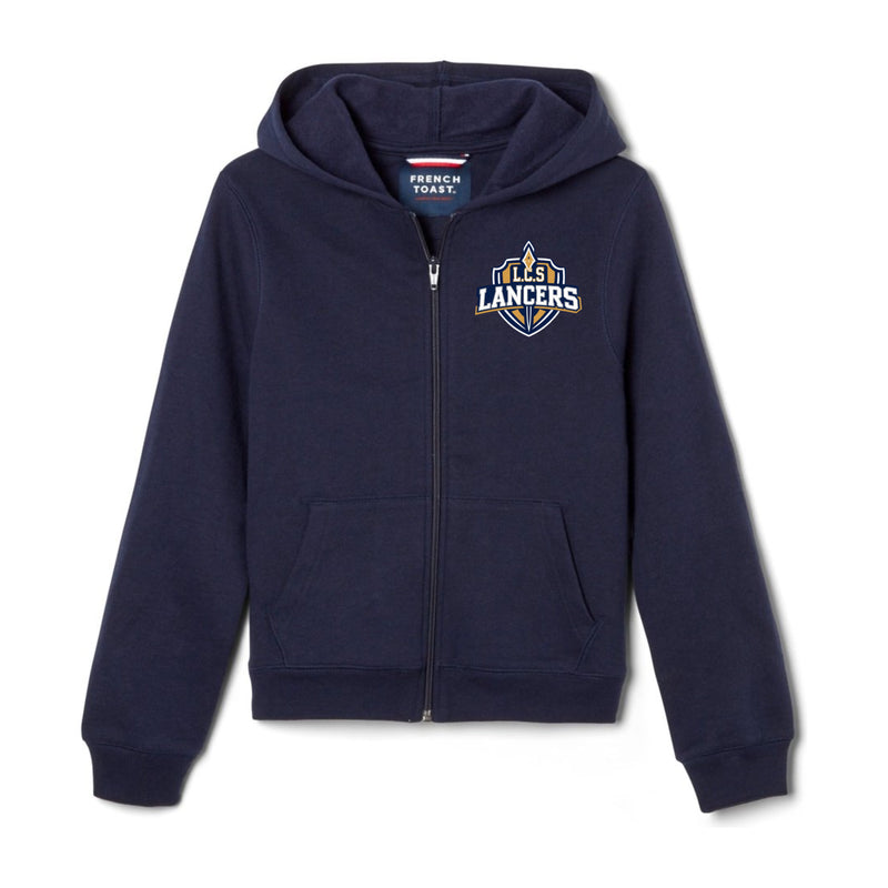 Litchfield Christian School - Spirit-Wear - Co-Ed Youth / Adult Fleece Full Zip Hoodie