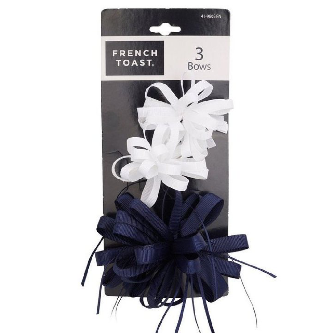 Loop Bow Barrettes 3 Pack