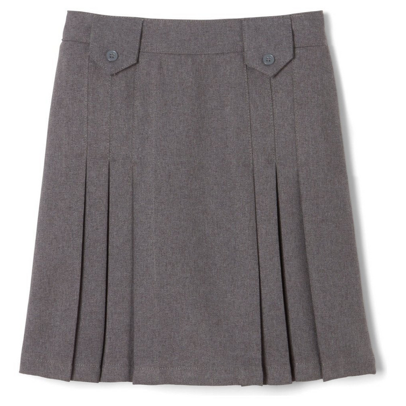 PLEAT FRONT SKIRT