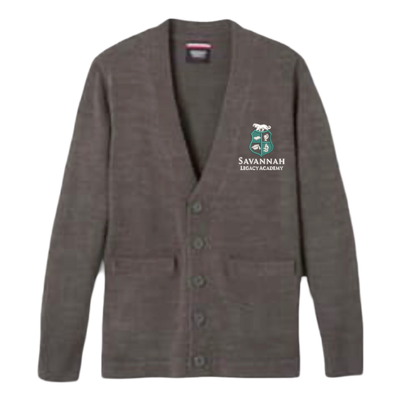 Savannah Legacy Academy - Boy's / Young Men's V-Neck Cardigan Sweater