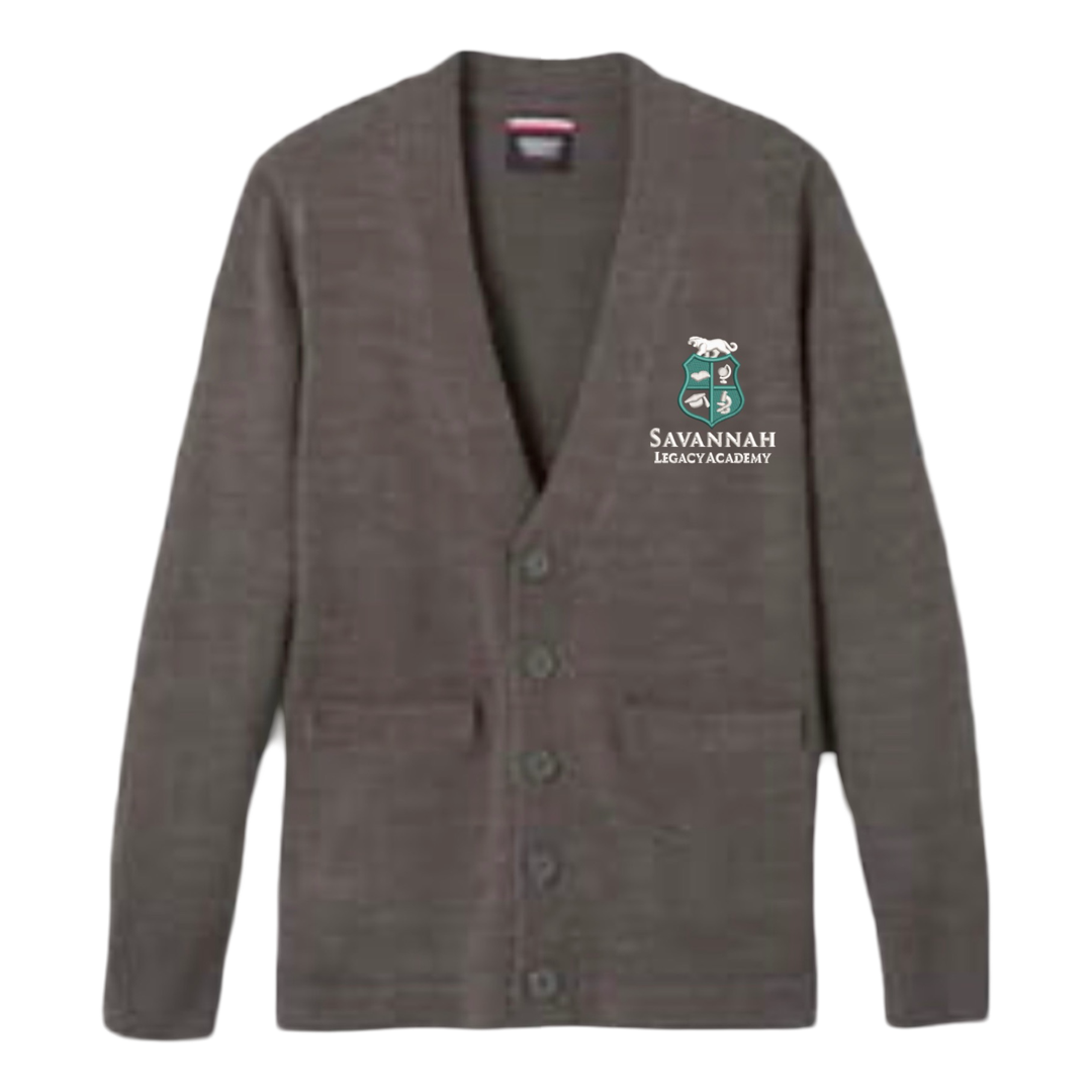 Savannah Legacy Academy - Boy's / Young Men's V-Neck Cardigan Sweater