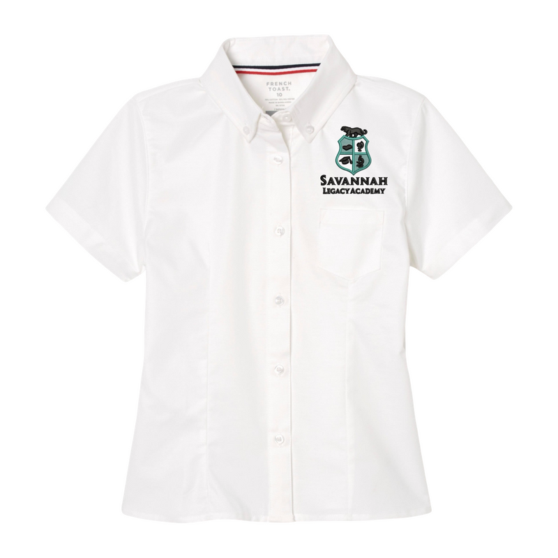 Savannah Legacy Academy - Girl's / Young Women's Short Sleeve Feminine Fit Oxford Shirt