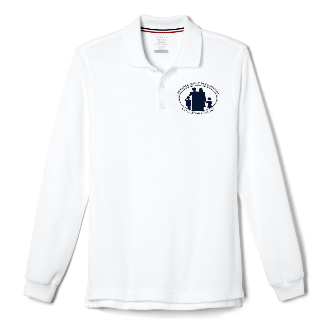 LFDCS - Long Sleeve White Polo -Kids