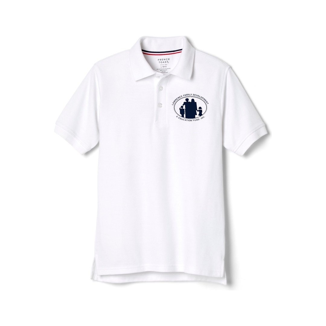 LFDCS - Short Sleeve White Polo - Adult