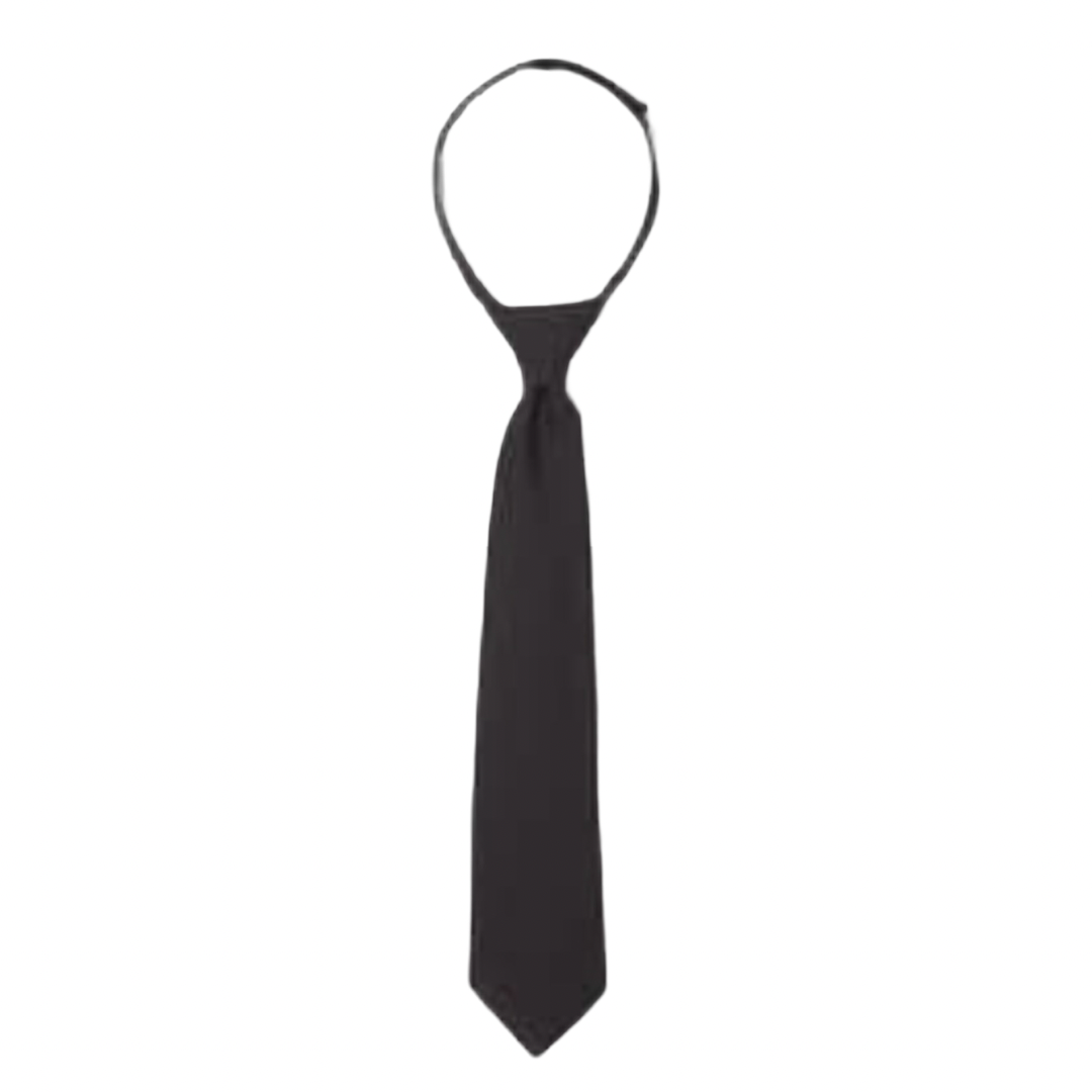 The Wilson Academy - Boy's Solid Adjustable Tie  - K-5