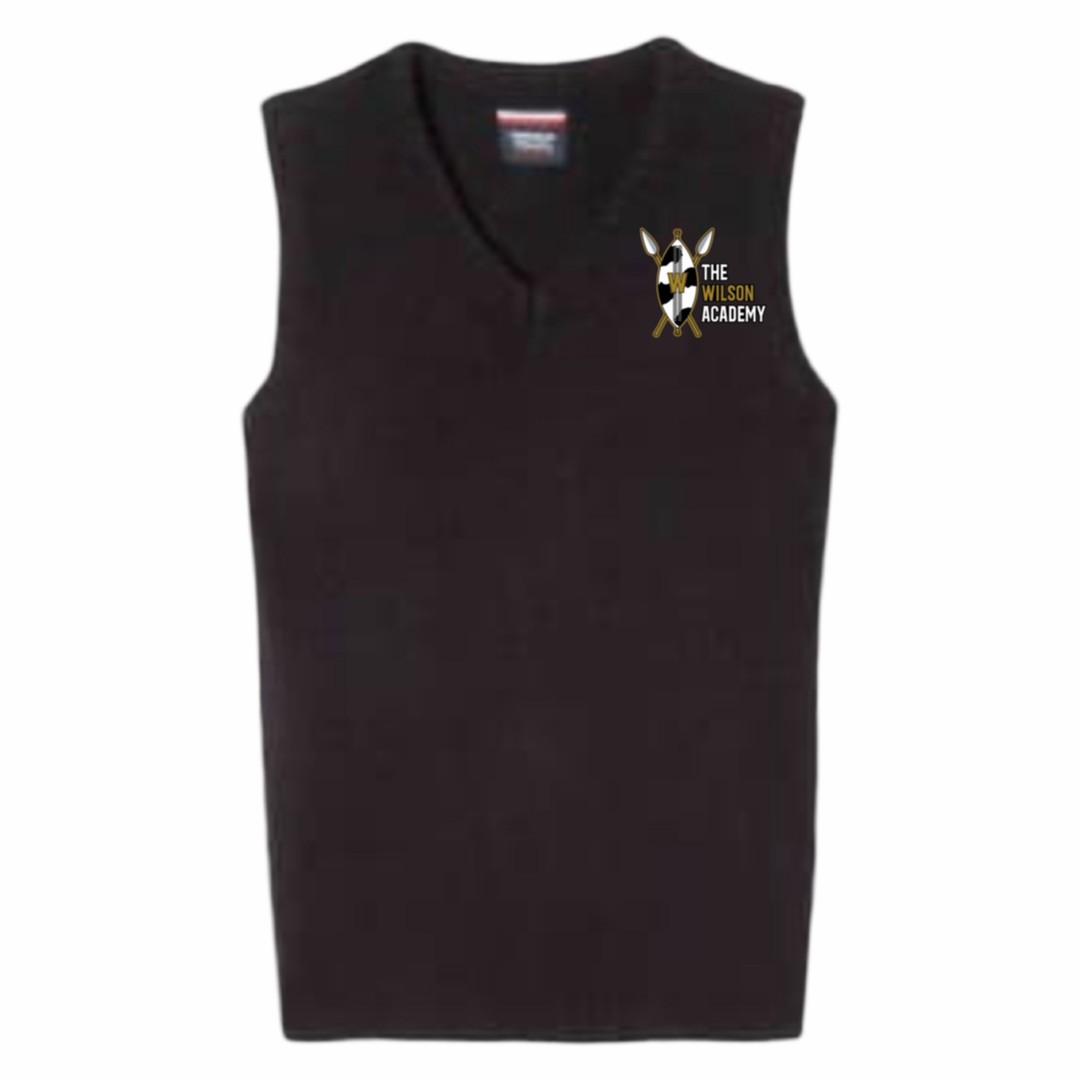 The Wilson Academy - Co-Ed Youth / Adult  V-Neck Sweater Vest - 6 - 12