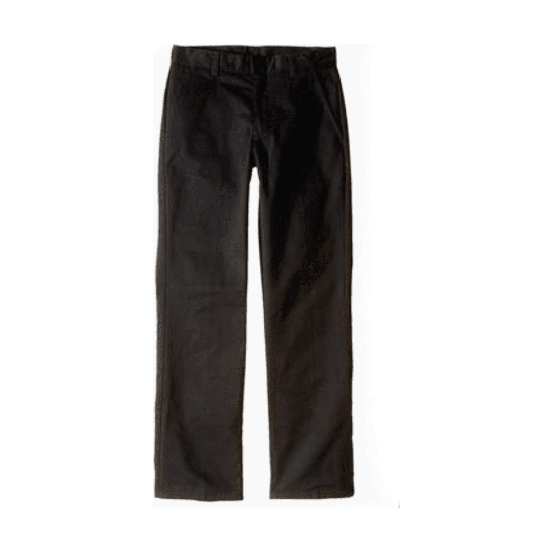 Boys Flat Front Pants -Black