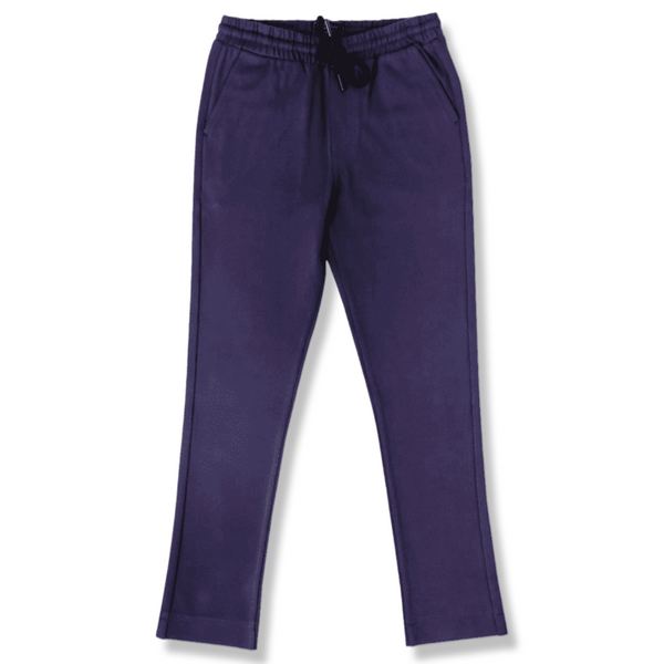 Leo & Zachary - Boys Slim Fit 4 Way Stretch Jogger Pants -Navy