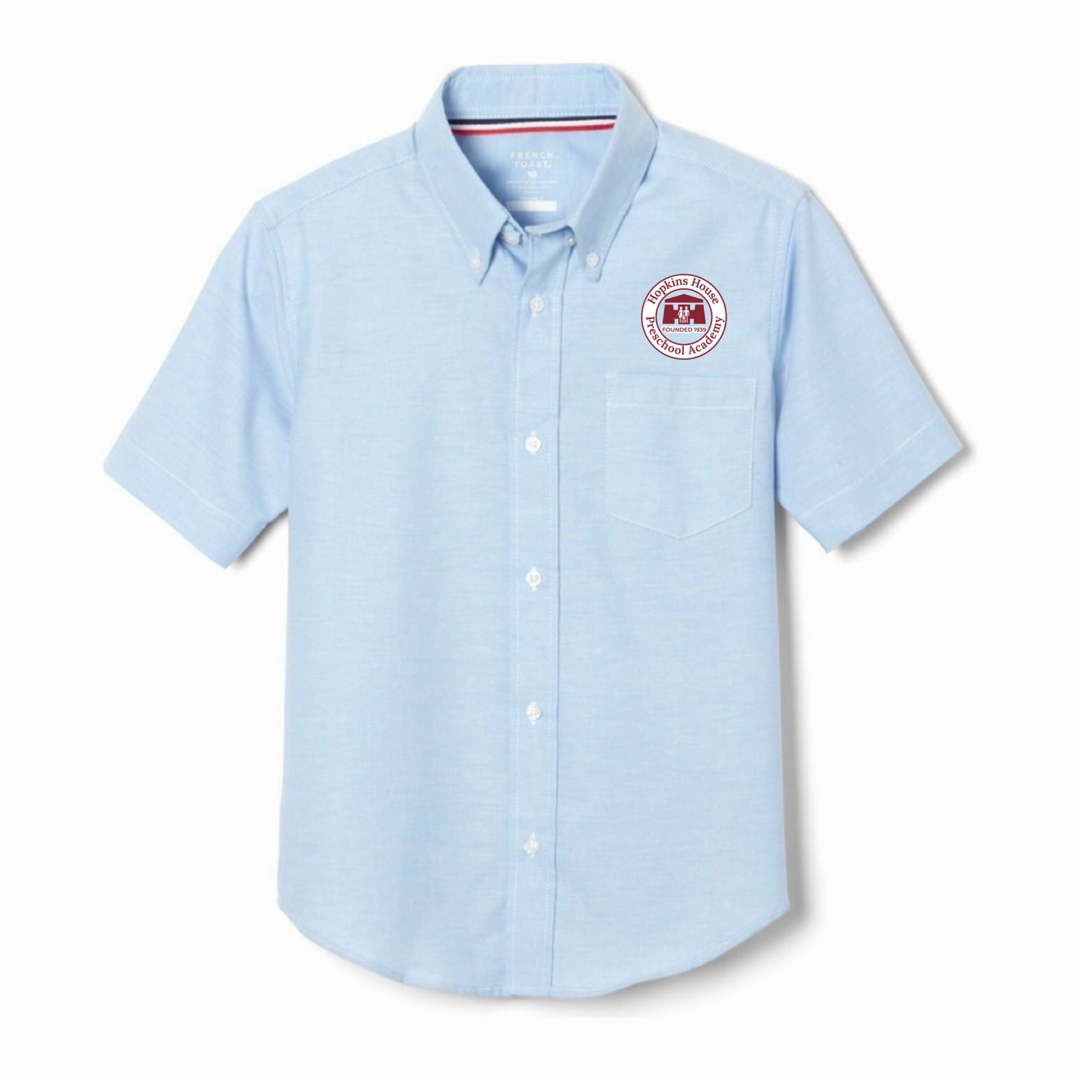 Hopkins House - Boy's Short Sleeve Oxford Shirt