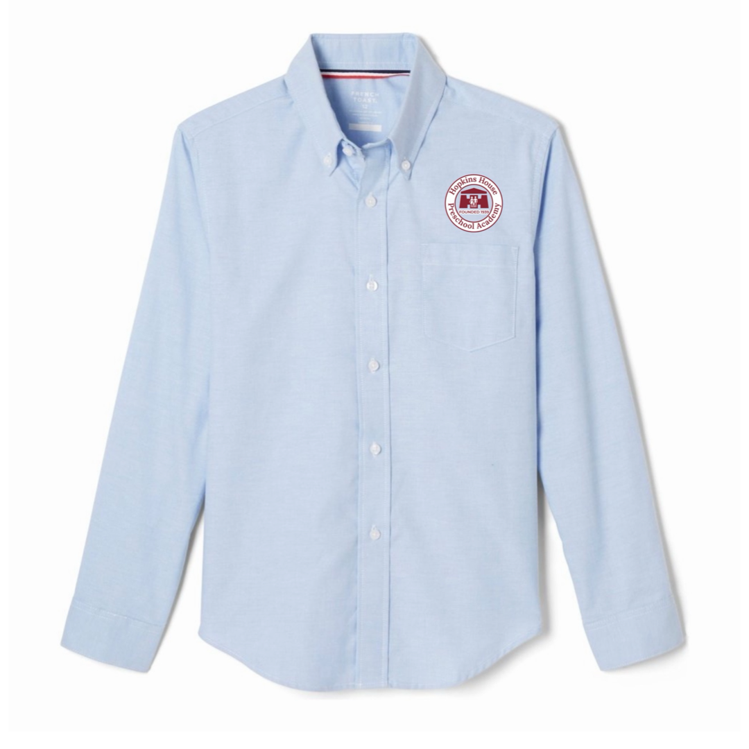 Hopkins House - Boy's Long Sleeve Oxford Shirt