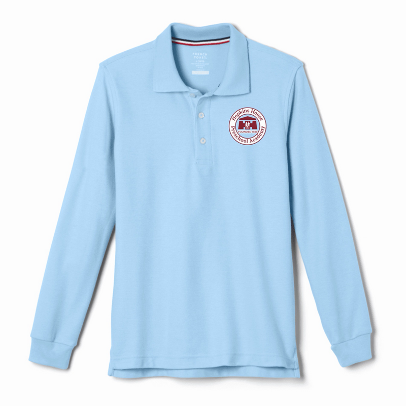 Hopkins House - Youth Co-Ed Long Sleeve Pique Polo