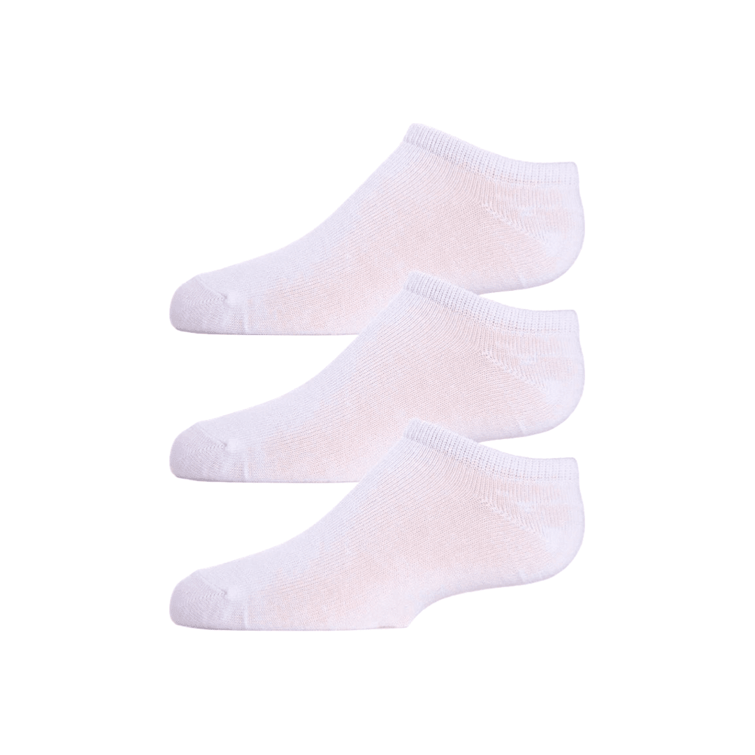 Memoi Kids Low Cut Cotton Blend Socks 3-PACK