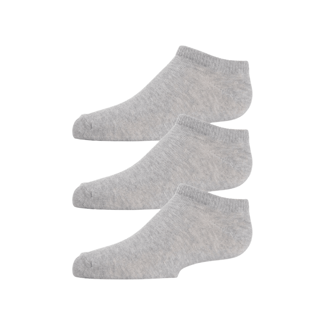 Memoi Kids Low Cut Cotton Blend Socks 3-PACK