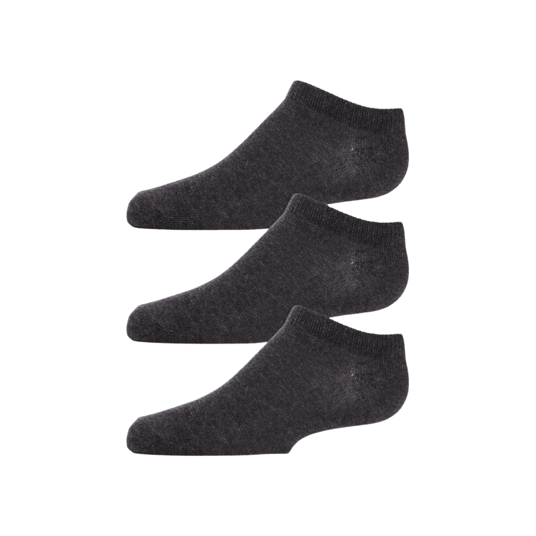 Memoi Kids Low Cut Cotton Blend Socks 3-PACK