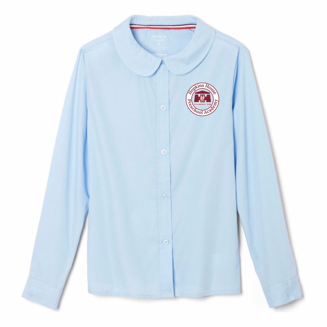 Hopkins House - Girl's Long Sleeve Peter Pan Blouse