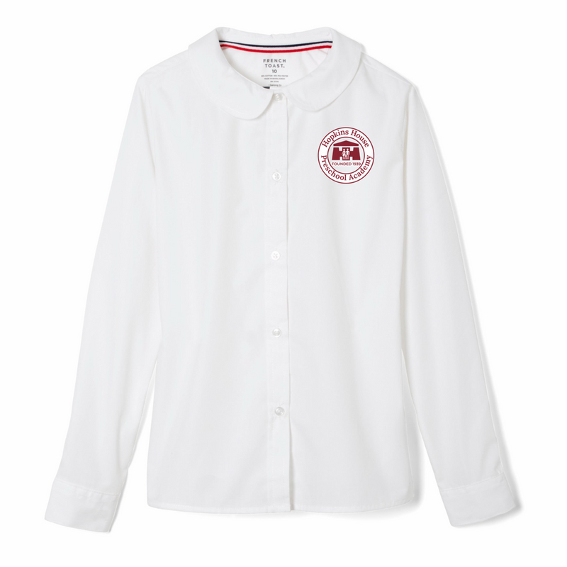 Hopkins House - Girl's Long Sleeve Peter Pan Blouse