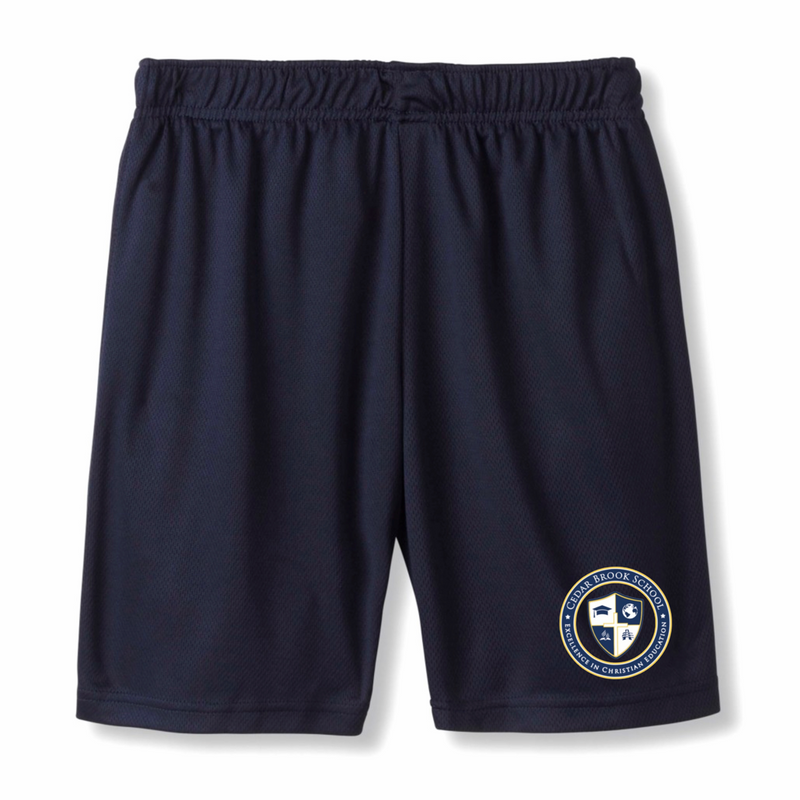 Cedar Brook School - Youth / Adult Co-Ed Mesh Gym Shorts  Grades 3 - 8th