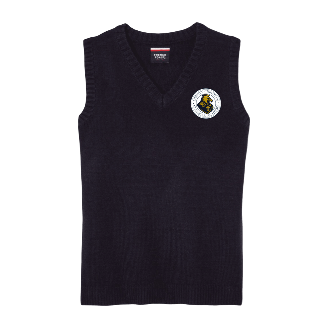Liberty Christian Classical - Boy's / Young Men's Co-Ed V-Neck Sweater Vest - K-7th