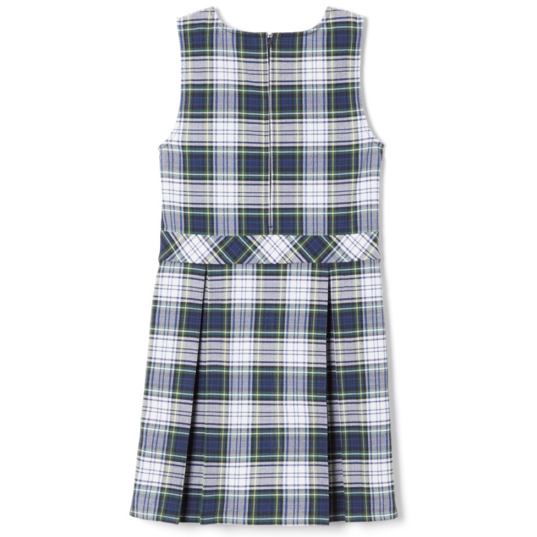 Girl's Plus Size - Plaid Box Pleat Jumpers