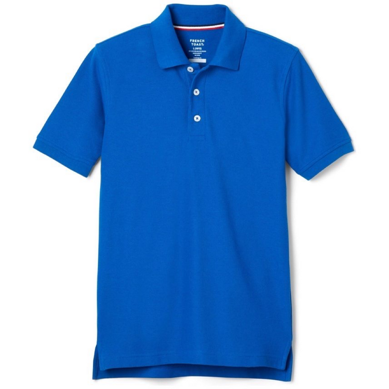 New Horizon  - Co-Ed Youth / Adult Royal Short Sleeve Polos - No Logo -  9 - 12th