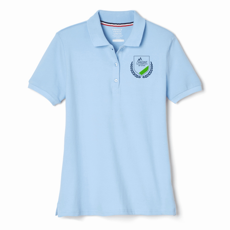 Ascent - Girl's / Young Women's Short Sleeve Stretch Pique Polos - K-6