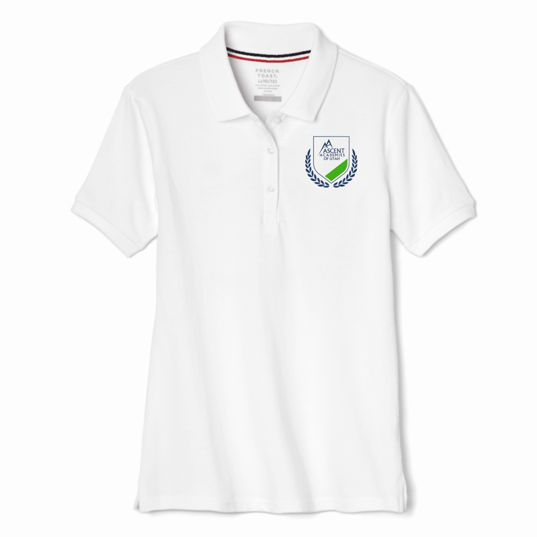 Ascent - Girl's / Young Women's Short Sleeve Stretch Pique Polos - K-6