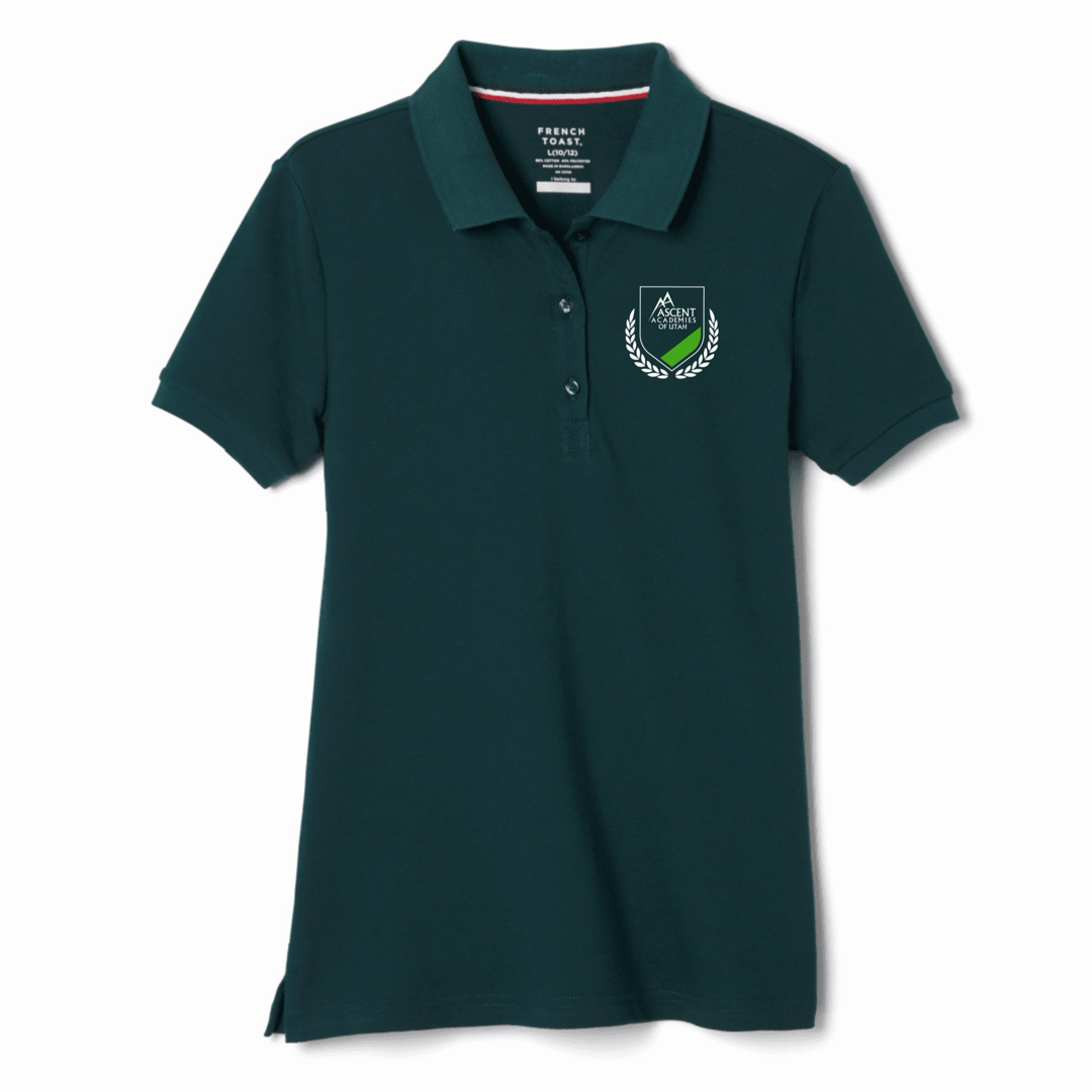 Ascent -  Girl's / Young Women's Short Sleeve Stretch Pique Polo - 7-9