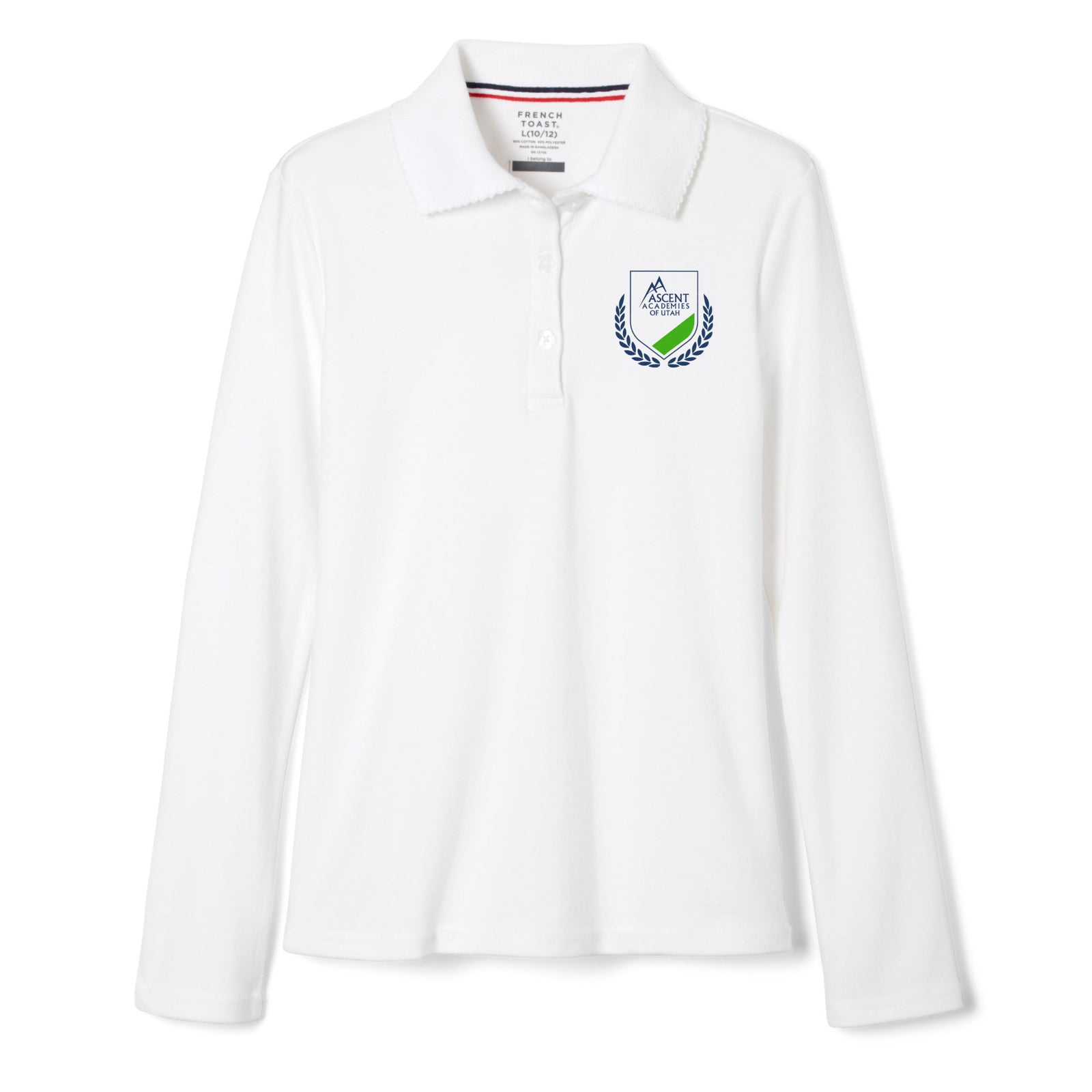 Ascent - Girl's Long Sleeve Picot Collar Polos