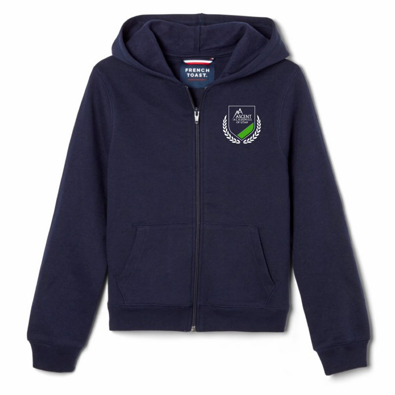 Ascent - Co-Ed Fleece Full Zip Hoodie - Kids / Adults - All Grades
