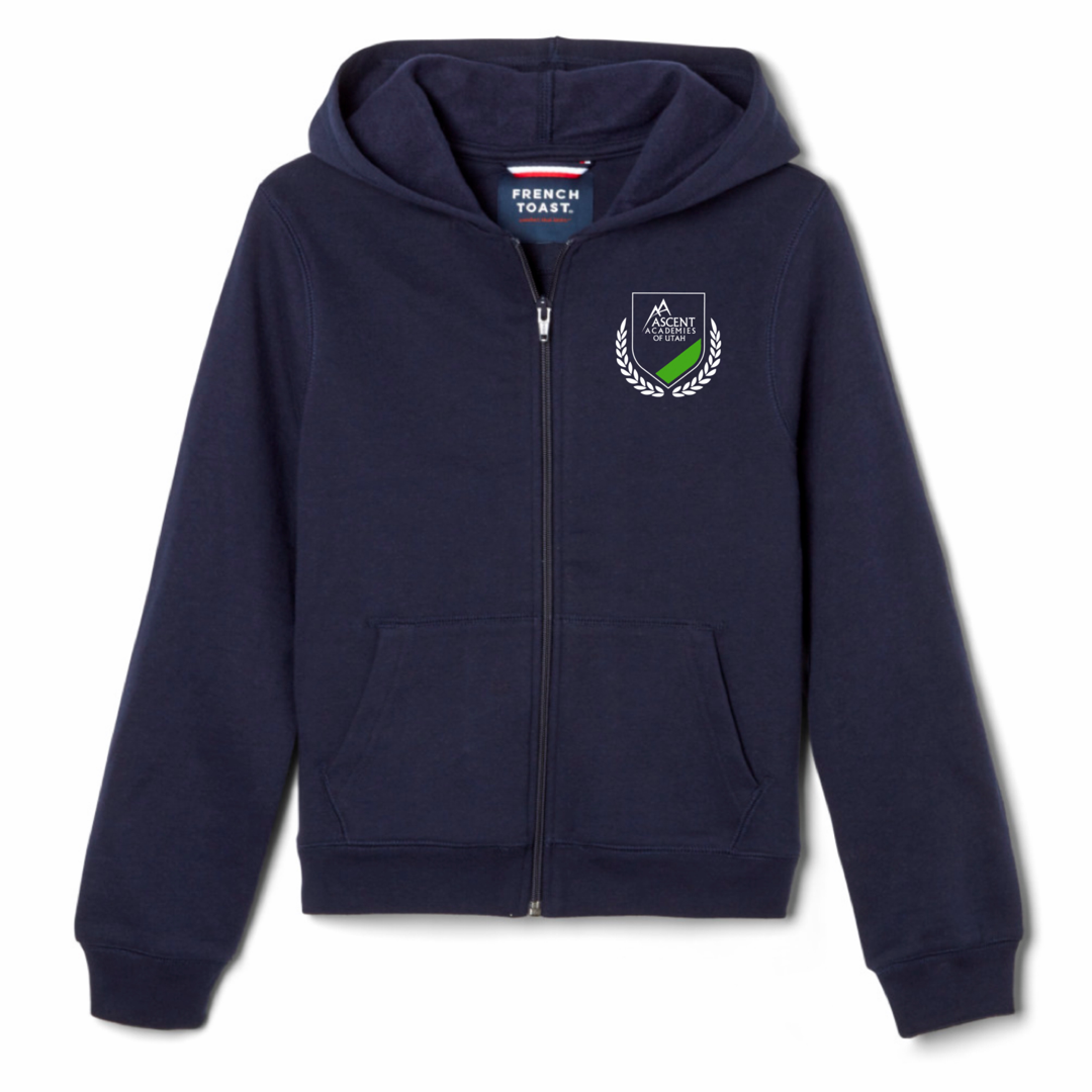 Ascent - Co-Ed Fleece Full Zip Hoodie - Kids / Adults - All Grades