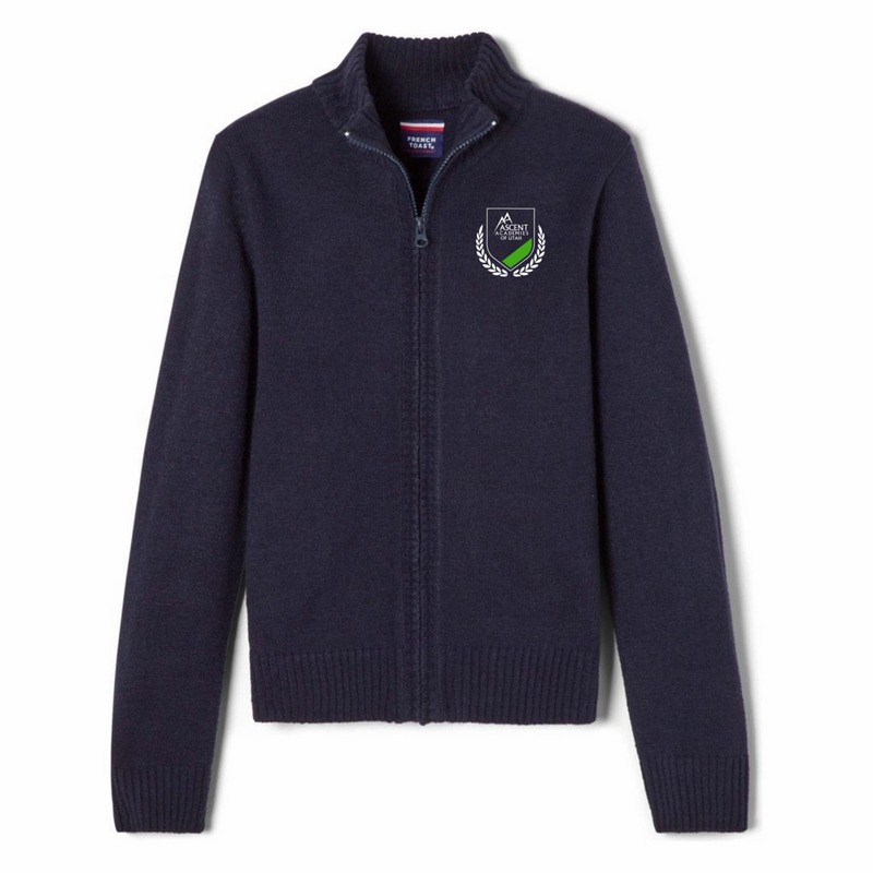 Ascent - Co-Ed Youth / Adult Zip Front Cardigan