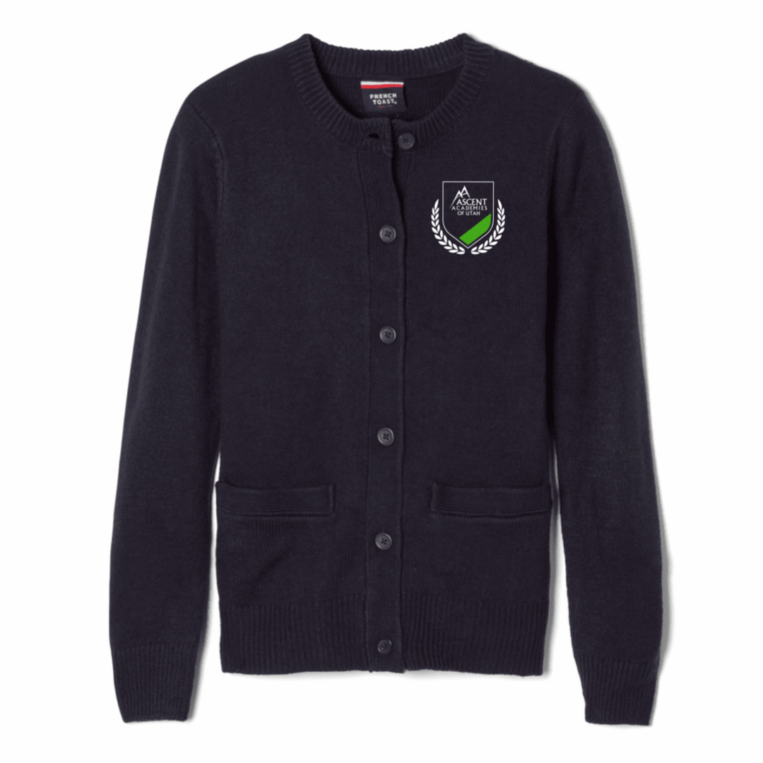 Ascent - Girl's / Women's  Anti-Pill Crewneck Cardigan