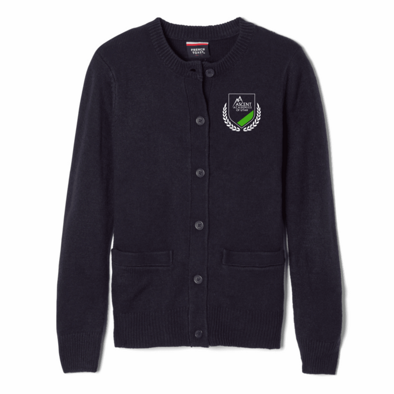 Ascent - Girl's / Women's  Anti-Pill Crewneck Cardigan