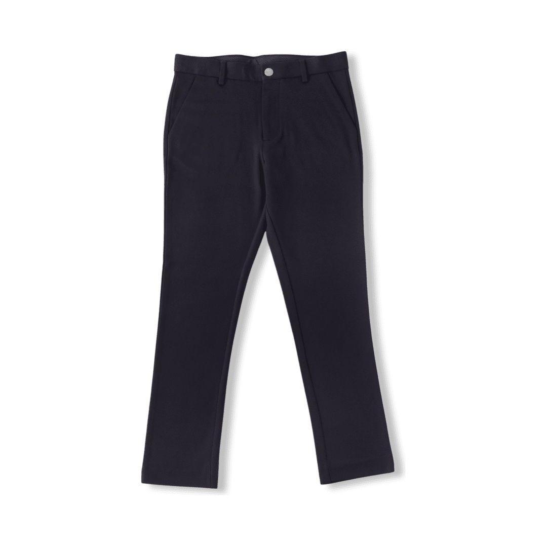 Leo &amp; Zachary - Boys Slim Fit 4 Way Stretch Chino Pants - Black