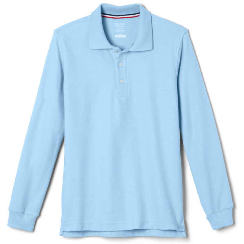Harbor Christian Academy - CO-ED Long Sleeve Pique Polo - No Logo