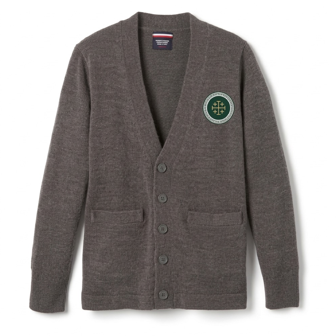 Arete Hall - Co-Ed Youth / Adult V-Neck Cardigan Sweater