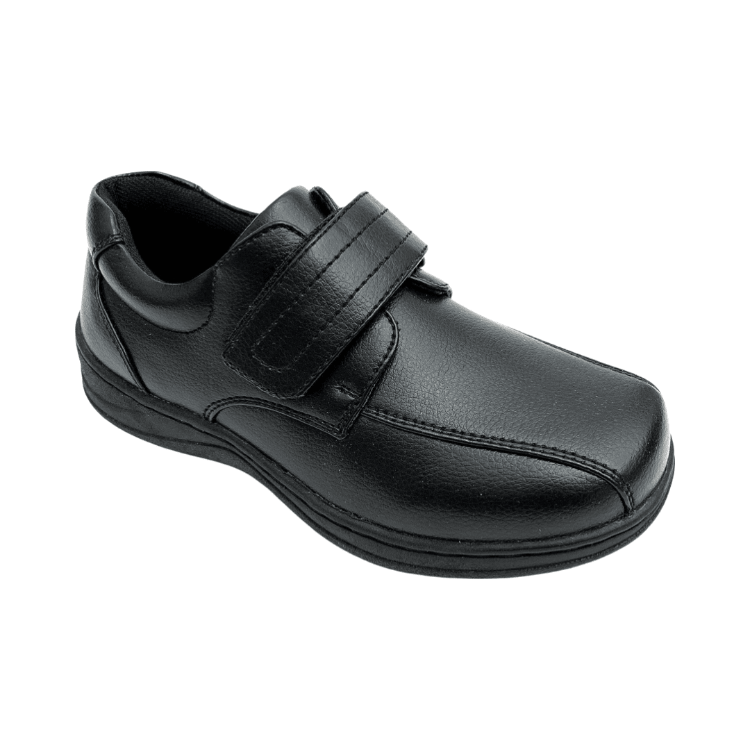 All black uniform shoes discount