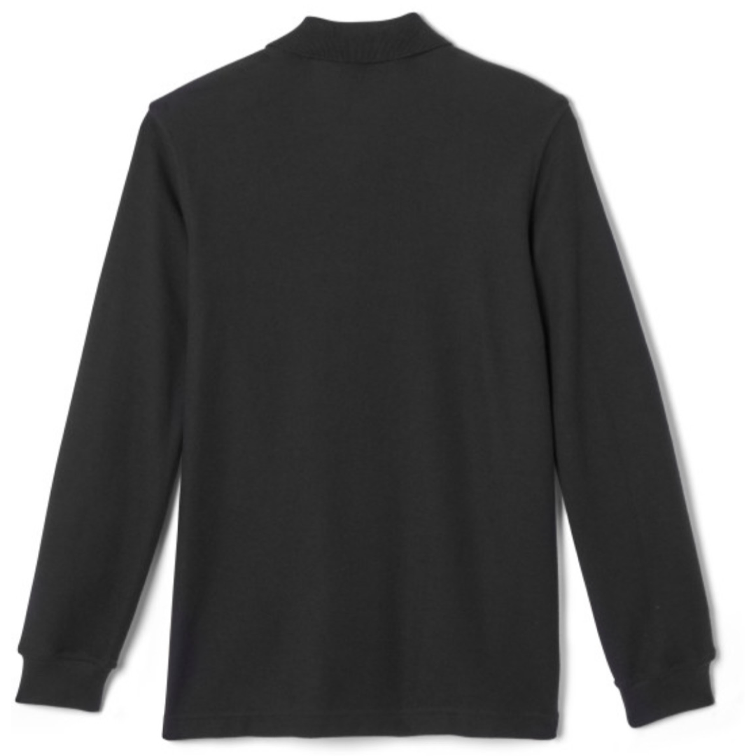 French Toast Adult Long Sleeve Pique Polo