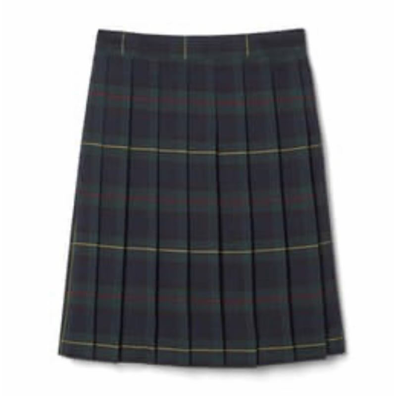 Transformative Leadership Academy - Girl's / Women's Plaid Pleated Skirt To The Knee