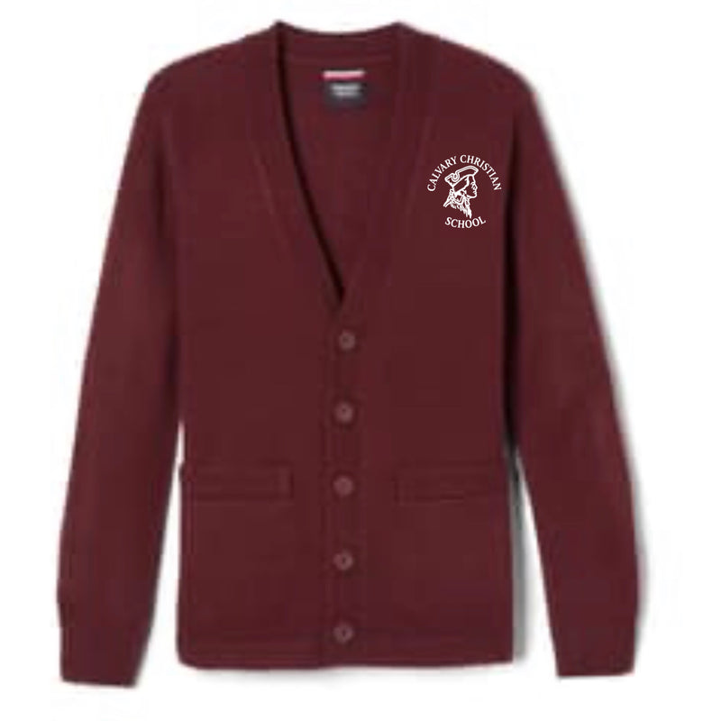 Calvary - Co-Ed Youth / Adult V-Neck Cardigan Sweater