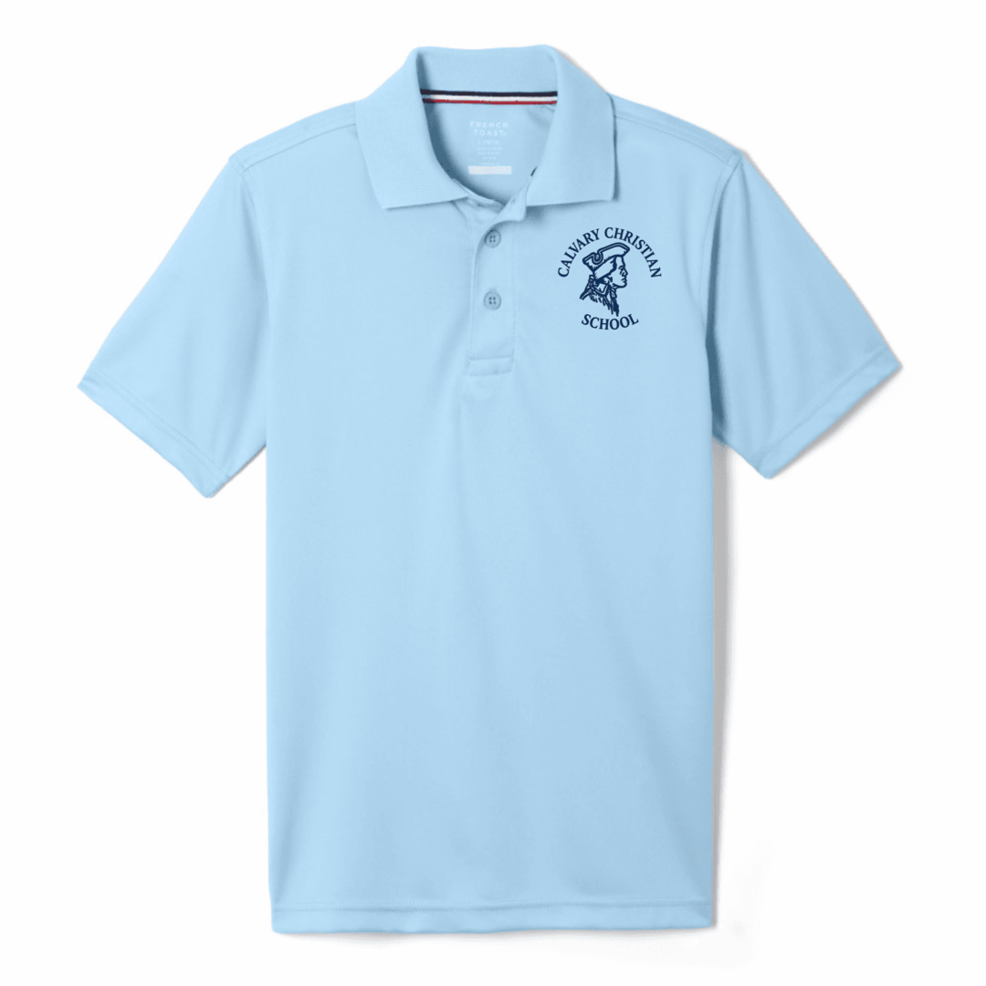 Calvary - Youth / Adult Co-Ed Short Sleeve Moisture Wicking Polo - 1st - 12th