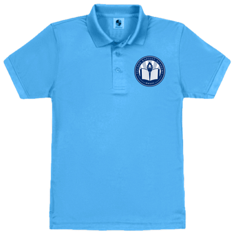 Tucson Baptist Academy - Co-Ed Short Sleeve Performance Polo - Kids