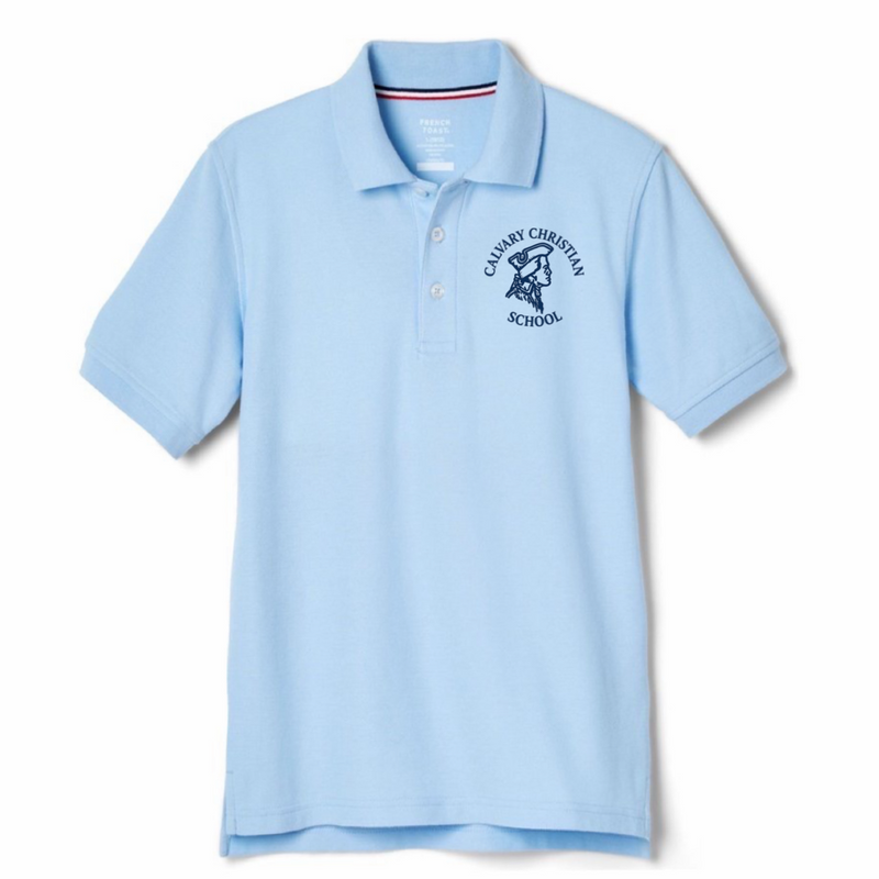 Calvary - Co-Ed Youth / Adult Short Sleeve Pique Polos