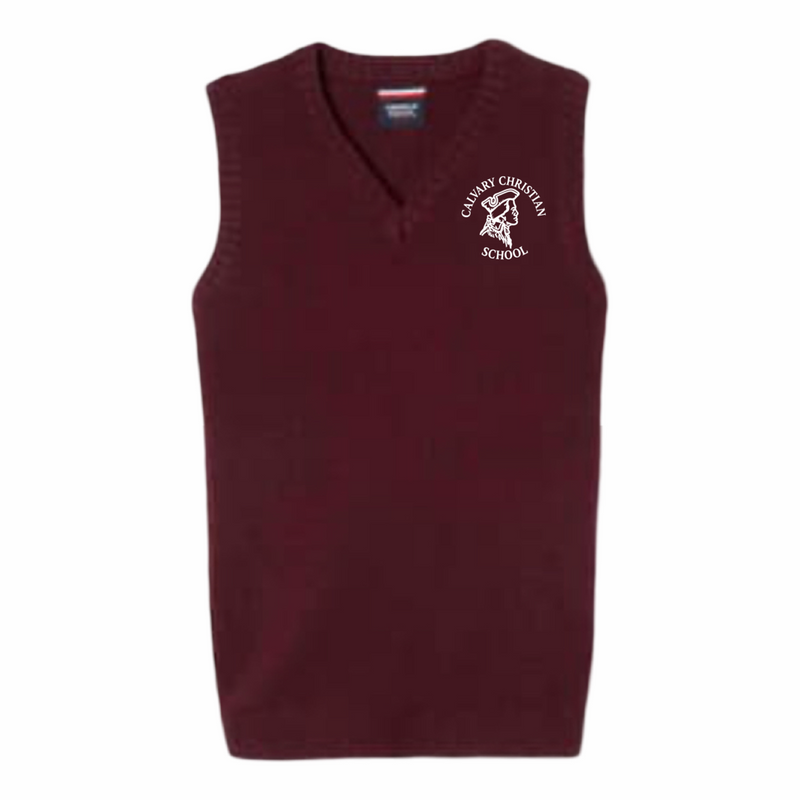 Calvary - Co-Ed Youth / Adult  V-Neck Sweater Vest - K3 -12th