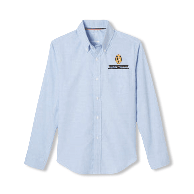 Valeo Academy - Light Blue Long Sleeve Oxford