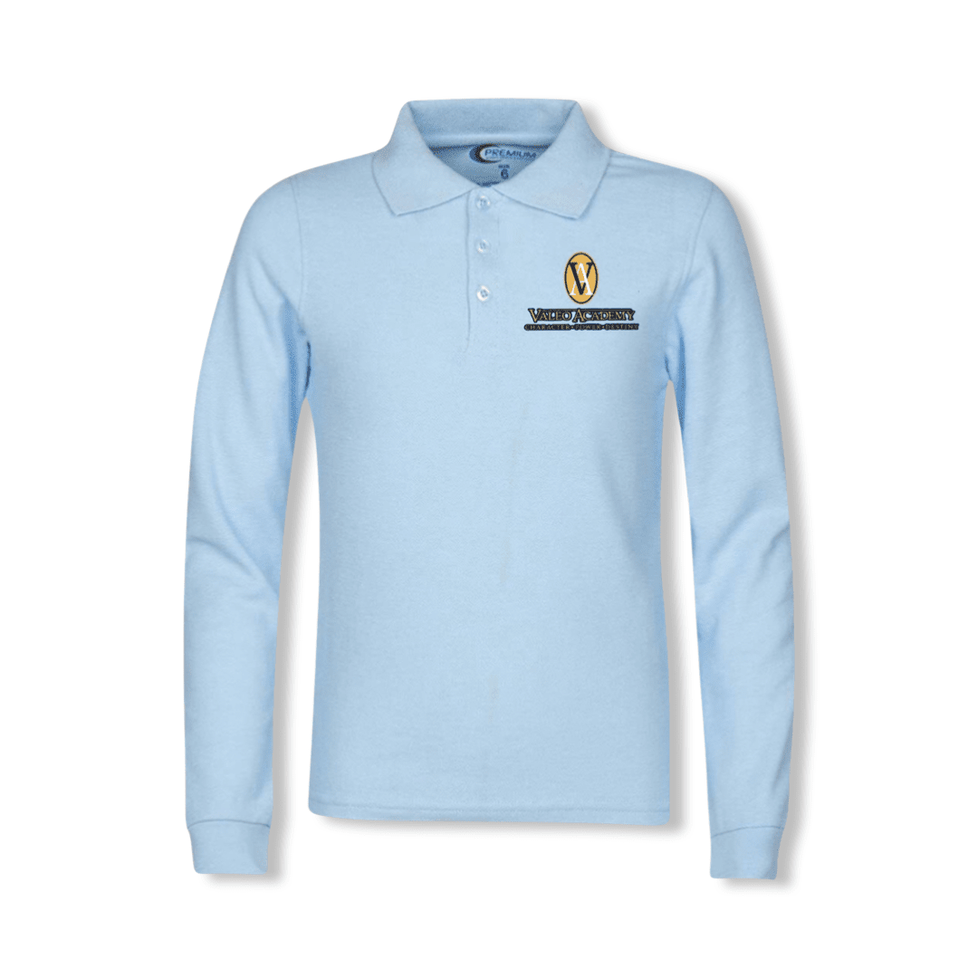 Valeo Academy - Co-Ed Youth / Adult Long Sleeve Polos