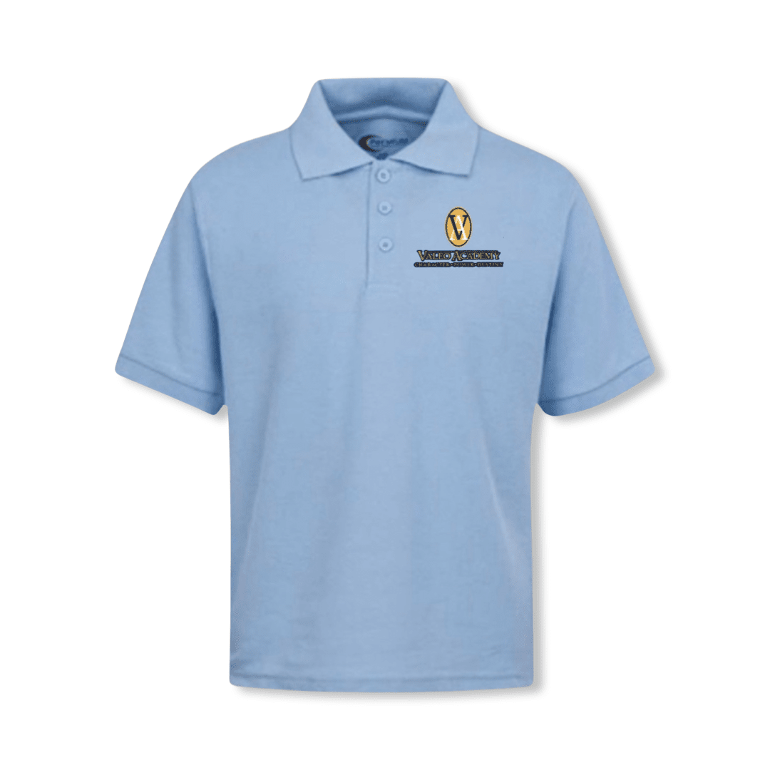 Valeo Academy  - Co-Ed Youth / Adult Short Sleeve Polos