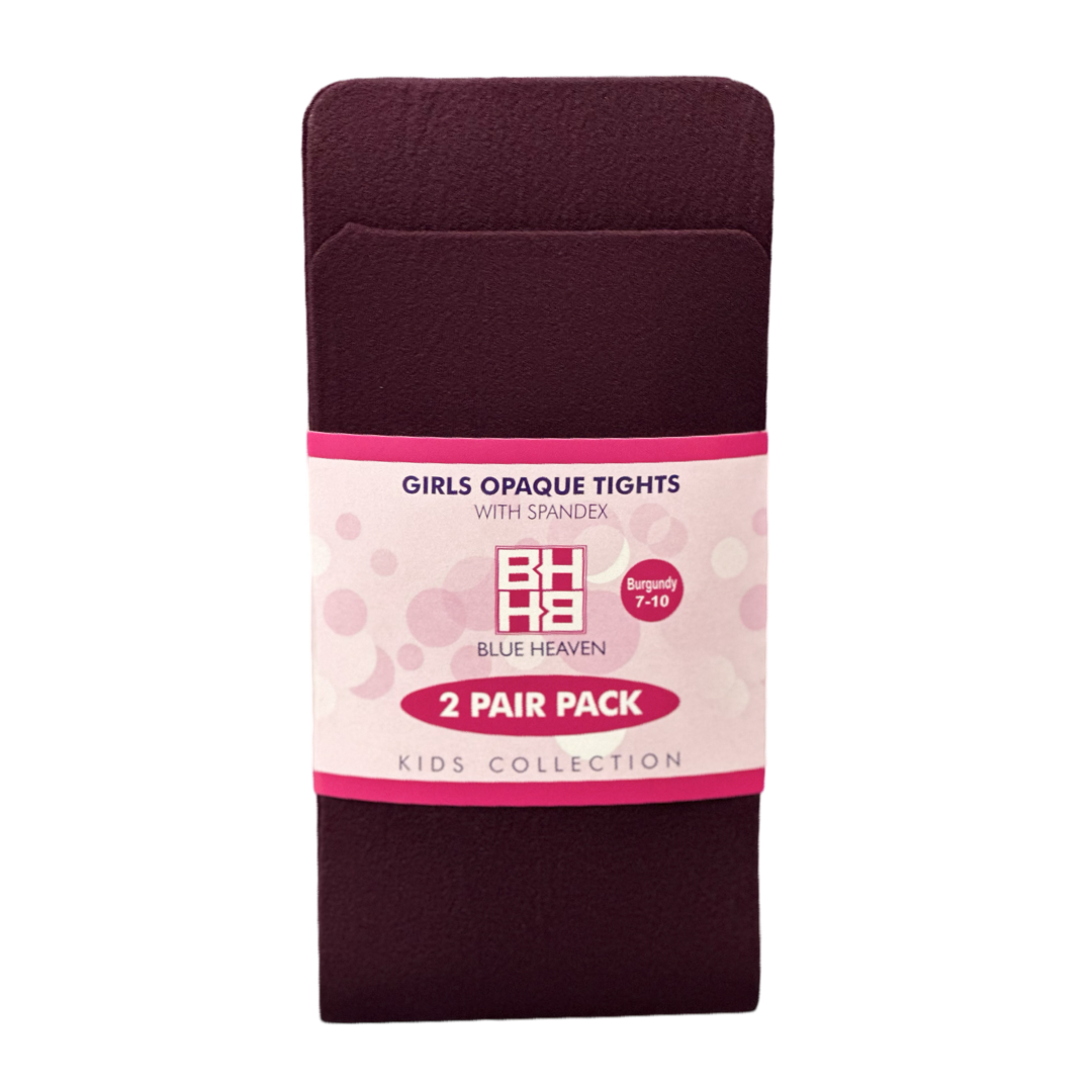 Blue Heaven Hosiery - Girls 2-Pack Tights w/ Spandex