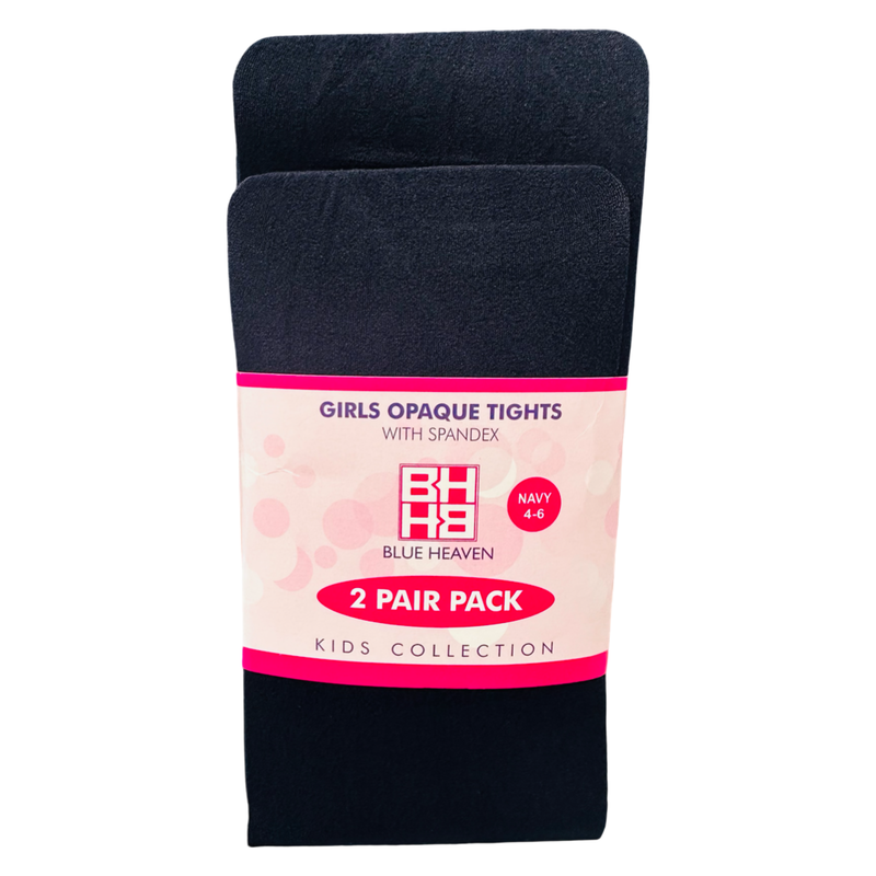Montessori Kids - Girls 2-Pack Tights w/ Spandex