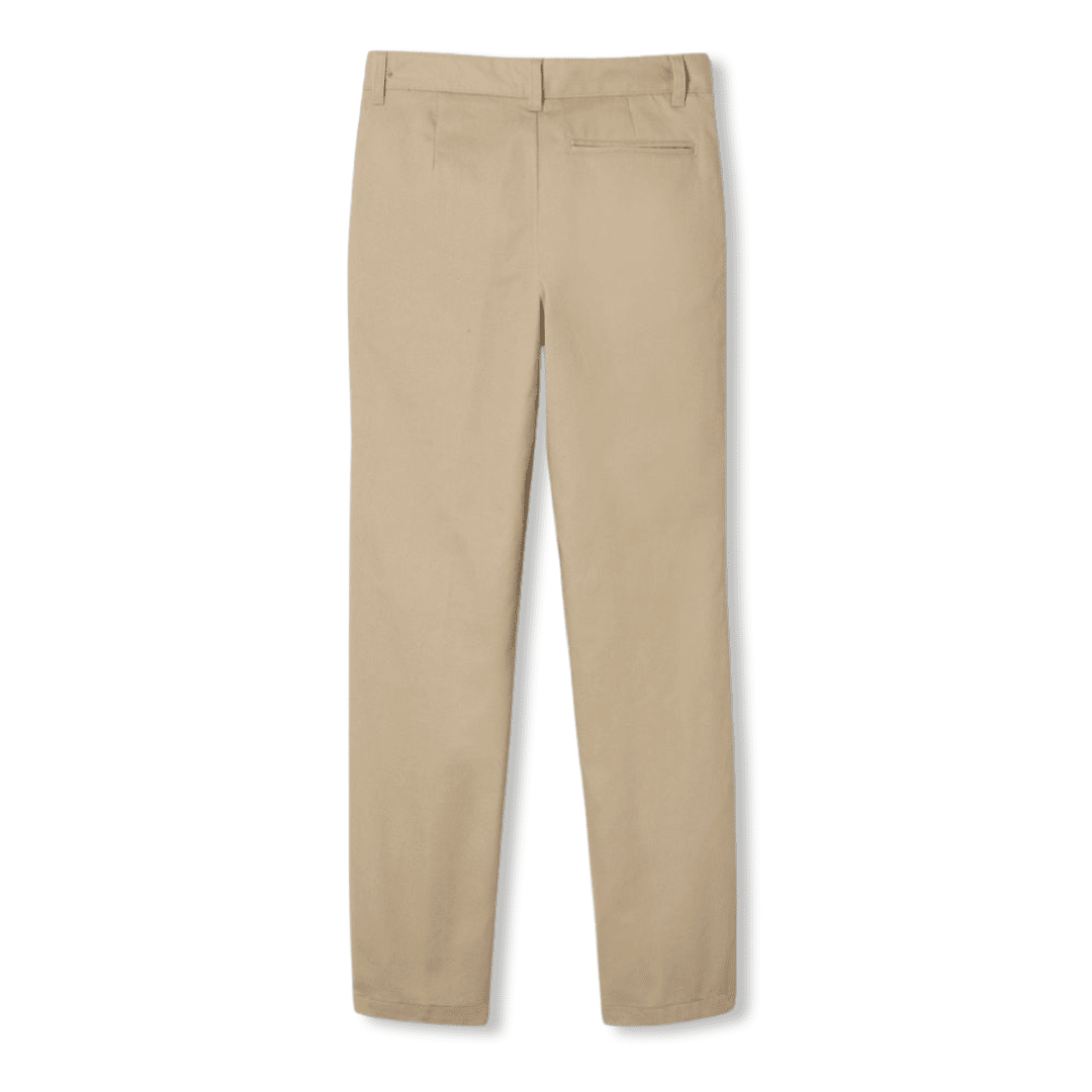 Boys' Husky Relaxed Fit Twill Pants